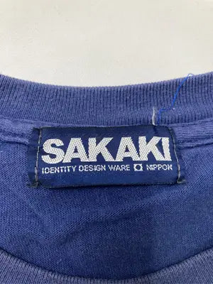SAKAKI/Tシャツ/カットソー/トップス/ネイビー