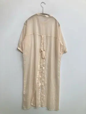 Rafnaf/シャツワンピース/ワンピース/ドレス/ベージュ/MP
