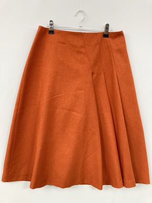 index/インデックス/ミモレ/半端丈スカート/スカート/オレンジ/LL