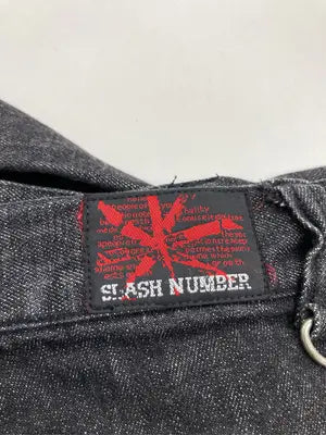 SLASH NUMBER/デニムパンツ/パンツ/ブラック/79   ウエスト79