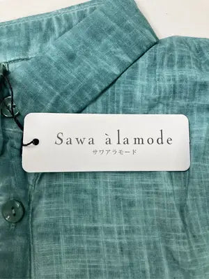 sawa alamode/シャツ/ブラウス/トップス/ライトグリーン/F