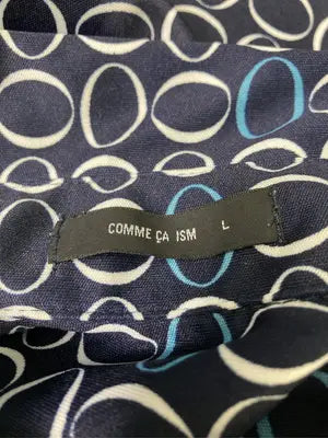 COMME CA ISM/コムサイズム/シャツワンピース/ワンピース/ドレス/ネイビー/L