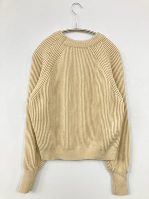 by muni:r/バイムニール/ニット/セーター/トップス/ベージュ/F