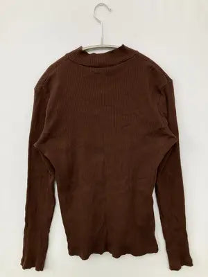 UNIQLO/ユニクロ/Tシャツ/カットソー/トップス/ブラウン/L