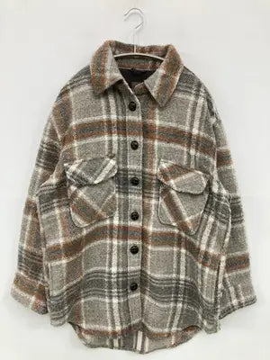 PRIMARK/プライマーク/シャツ/ブラウス/トップス/グレー/XS