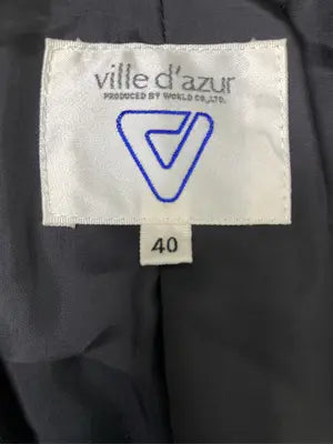 ville d'azur/テーラードジャケット/ジャケット/アウター/ブラック/40