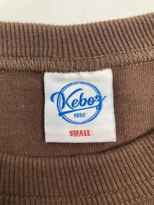 KEBOZ/ケボズ/Tシャツ/カットソー/トップス/ブラウン/SMALL