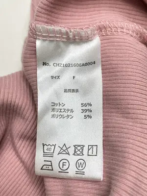 Chico/チコ/Tシャツ/カットソー/トップス/ピンク/F