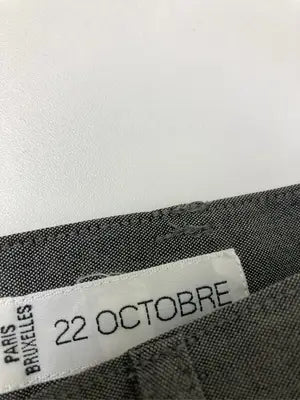 22 OCTOBRE/ヴァンドゥーオクトーブル/スラックス/パンツ/グレー/38