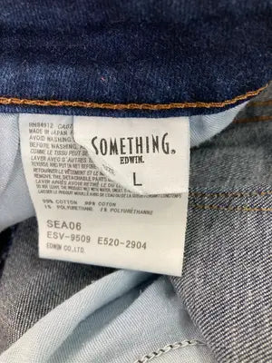 SOMETHING/サムシング/デニムパンツ/パンツ/ネイビー/L