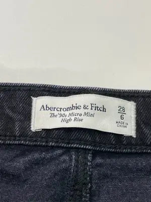 Abercrombie & Fitch/アバクロンビーアンドフィッチ/デニムスカート/スカート/ブラック/28/6