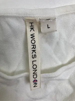 HK WORKS LONDON/エイチケーワークスロンドン/Tシャツ/カットソー/トップス/ホワイト/L