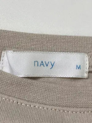 NAVY/ネイビー/Tシャツ/カットソー/トップス/ベージュ/M
