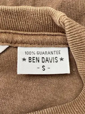 BEN DAVIS/ベンデイビス/Tシャツ/カットソー/トップス/ブラウン/S