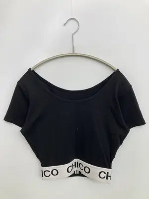 Chico/チコ/Tシャツ/カットソー/トップス/ブラック/F