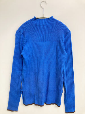 RAY CASSIN/レイカズン/ニット/セーター/トップス/ブルー/F