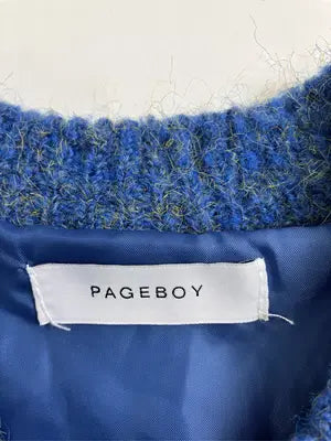 PAGEBOY/ページボーイ/カーディガン/ボレロ/トップス/ブルー/F