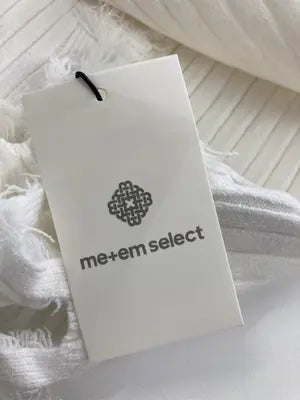 me+em select/ミームセレクト/Tシャツ/カットソー/トップス/ホワイト/F