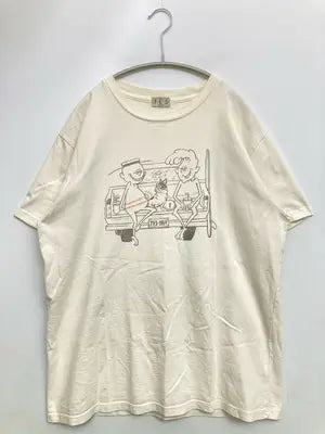 TES/テス/Tシャツ/カットソー/トップス/ホワイト/LARGE