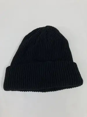 ニットキャップ/ビーニー/帽子/ブラック