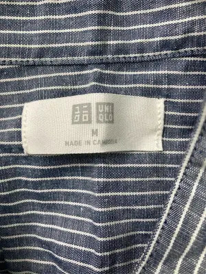 UNIQLO/ユニクロ/シャツ/ブラウス/トップス/ネイビー/M