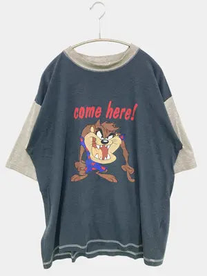 LOONEY TUNES/ルーニーテューンズ/Tシャツ/カットソー/トップス/グレー
