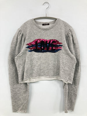 ZARA/ザラ/Tシャツ/カットソー/トップス/グレー/L