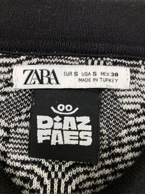 ZARA/ザラ/ポロシャツ/トップス/ブラック/S/38