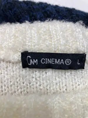 CINEMA/シネマ/ニット/セーター/トップス/ホワイト/L
