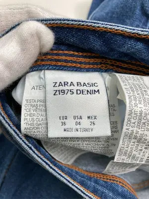ZARA BASIC/ザラベーシック/デニムパンツ/パンツ/ブルー/36