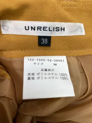 UNRELISH/アンレリッシュ/その他パンツ/パンツ/イエロー/M