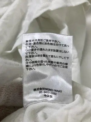 MONO-MART/モノマート/Tシャツ/カットソー/トップス/ホワイト/F