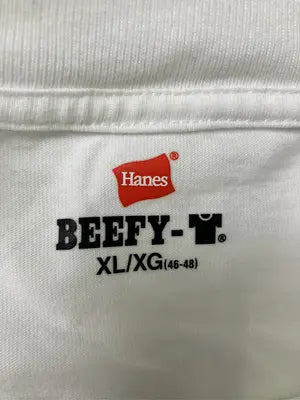 Hanes/ヘインズ/Tシャツ/カットソー/トップス/ホワイト/XL