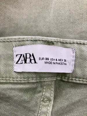 ZARA/ザラ/デニムパンツ/パンツ/ライトグリーン/EUR36
