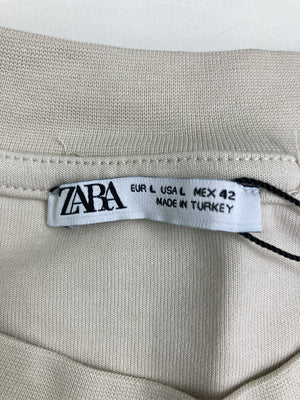 ZARA/ザラ/スウェット/トップス/ベージュ/L