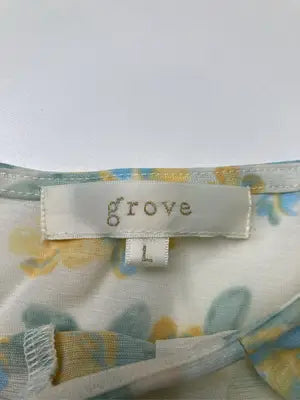 grove/グローブ/シャツ/ブラウス/トップス/アイボリー/L
