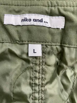 niko and .../ニコアンド/ジャンパースカート/ワンピース/ドレス/カーキ/L