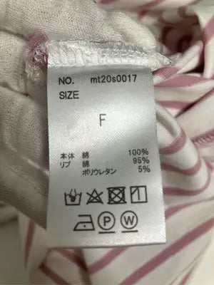 Tシャツ/カットソー/トップス/ホワイト/F