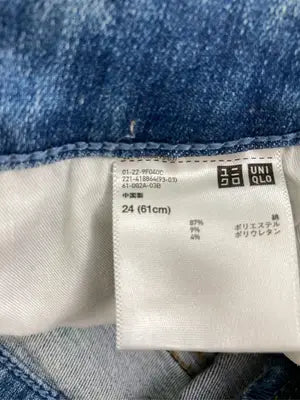 UNIQLO/ユニクロ/デニムパンツ/パンツ/ブルー/24(61cm)