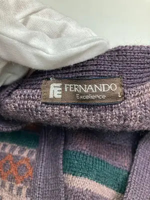 FERNANDO/カーディガン/ボレロ/トップス/ブラウン/L