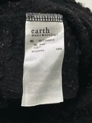 earth music&ecology/アースミュージックアンドエコロジー/ニット/セーター/トップス/ブラック/F
