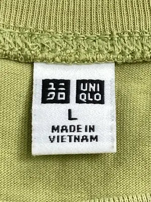 UNIQLO/ユニクロ/Tシャツ/カットソー/トップス/グリーン/L