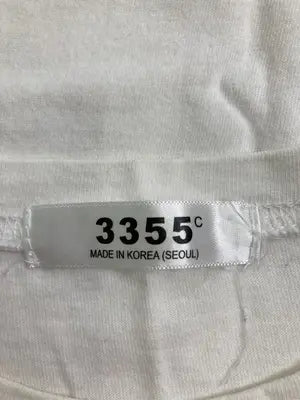 3355/Tシャツ/カットソー/トップス/ホワイト