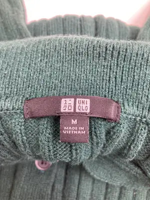 UNIQLO/ユニクロ/ニット/セーター/トップス/グリーン/M