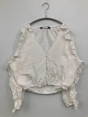 ZARA/ザラ/シャツ/ブラウス/トップス/ホワイト/M