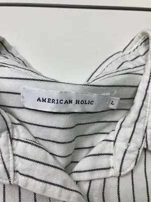 AMERICAN HOLIC/アメリカンホリック/シャツ/ブラウス/トップス/ホワイト/L