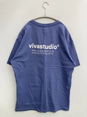 VIVASTUDIO/ビバスタジオ/Tシャツ/カットソー/トップス/ブルー/S