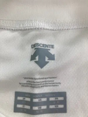 DESCENTE/デサント/Tシャツ/カットソー/トップス/ホワイト/XO