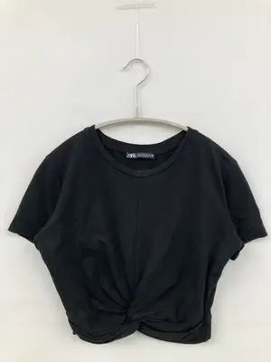 ZARA/ザラ/Tシャツ/カットソー/トップス/ブラック/S