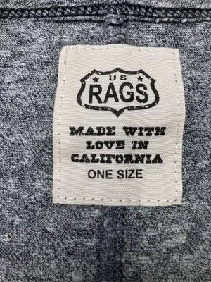 RAGS/Tシャツ/カットソー/トップス/グレー/ONE SIZE